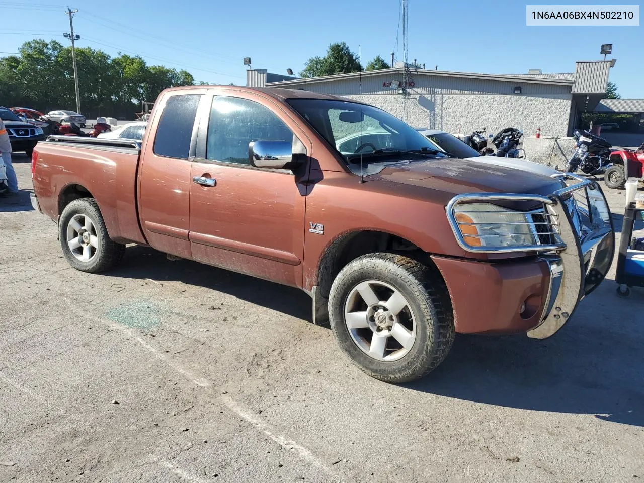 2004 Nissan Titan Xe VIN: 1N6AA06BX4N502210 Lot: 60948394