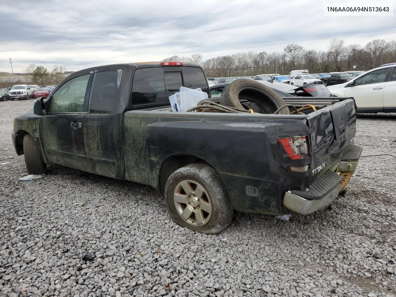 2004 Nissan Titan Xe VIN: 1N6AA06A94N513643 Lot: 63534714