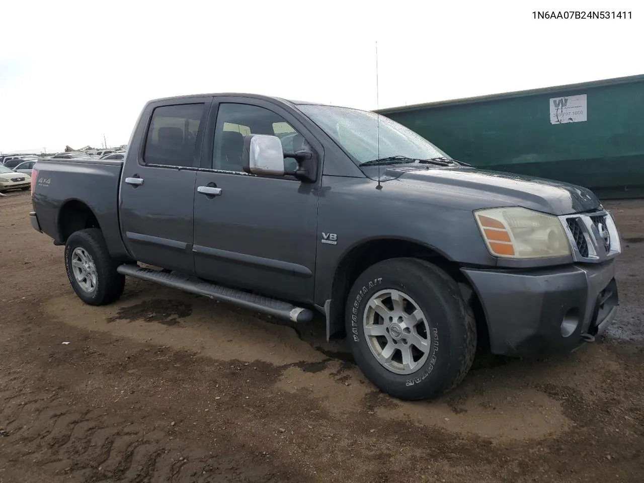 2004 Nissan Titan Xe VIN: 1N6AA07B24N531411 Lot: 66111164