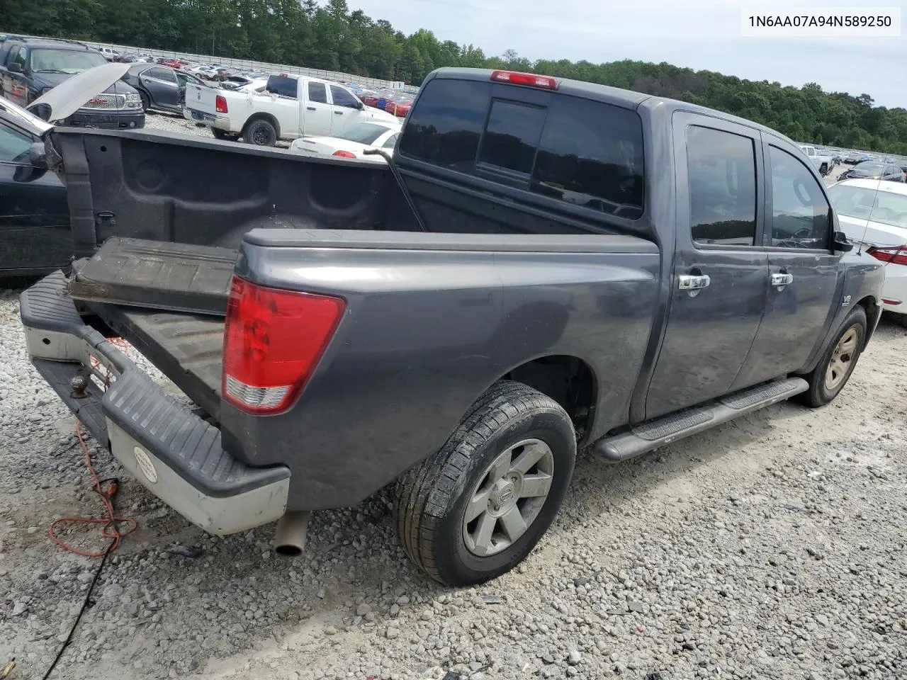 2004 Nissan Titan Xe VIN: 1N6AA07A94N589250 Lot: 66313134