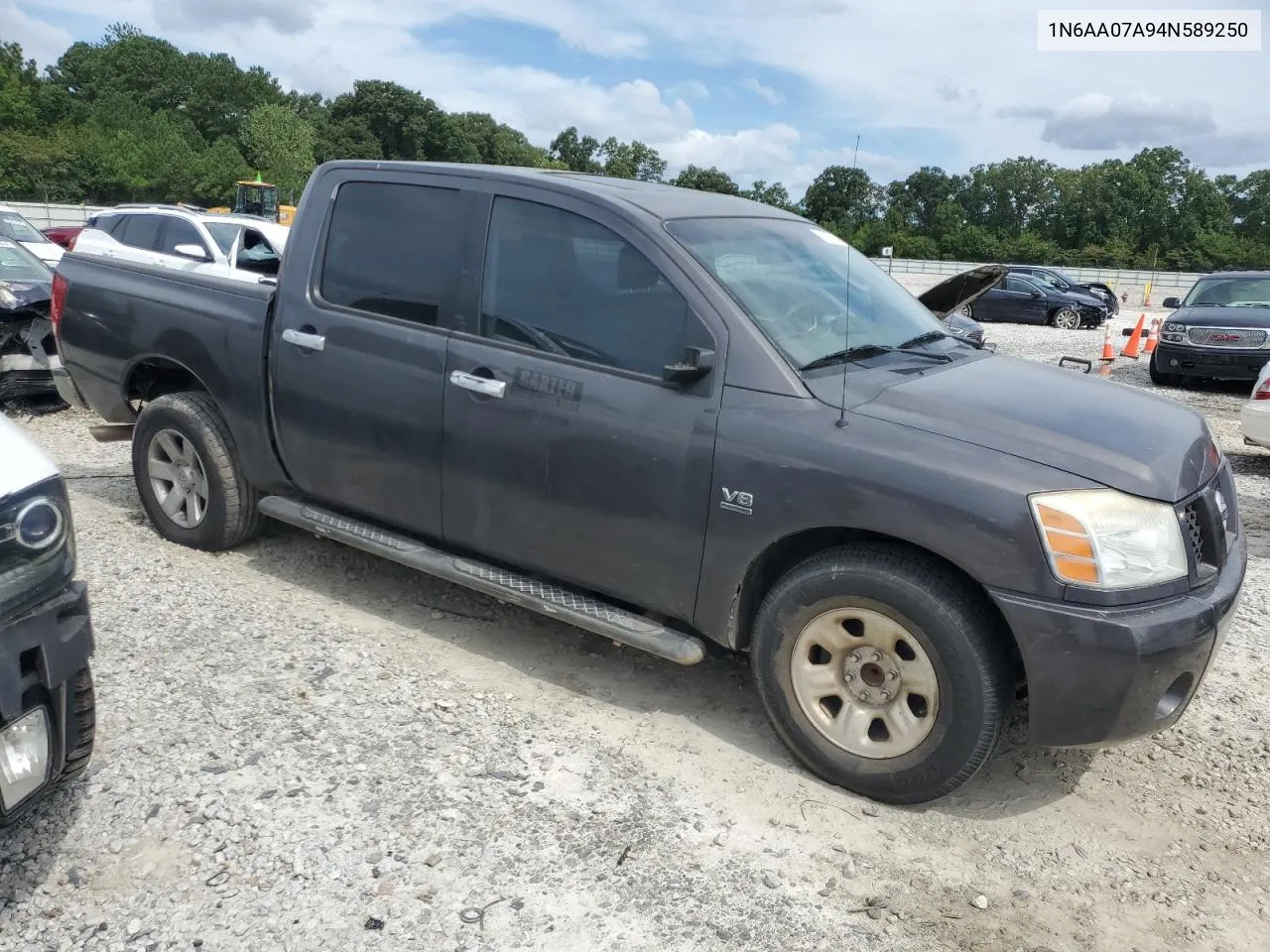 2004 Nissan Titan Xe VIN: 1N6AA07A94N589250 Lot: 66313134