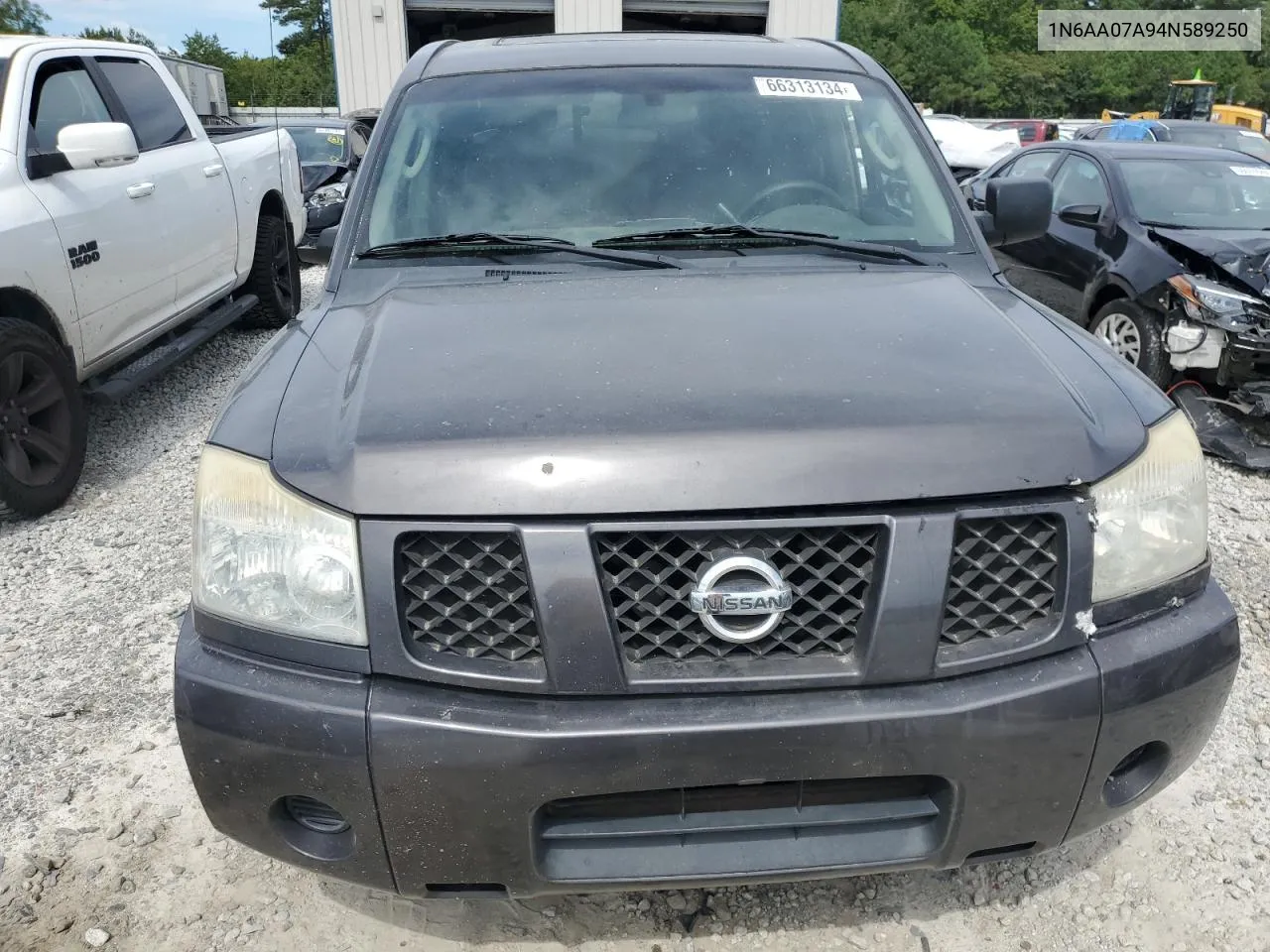 2004 Nissan Titan Xe VIN: 1N6AA07A94N589250 Lot: 66313134