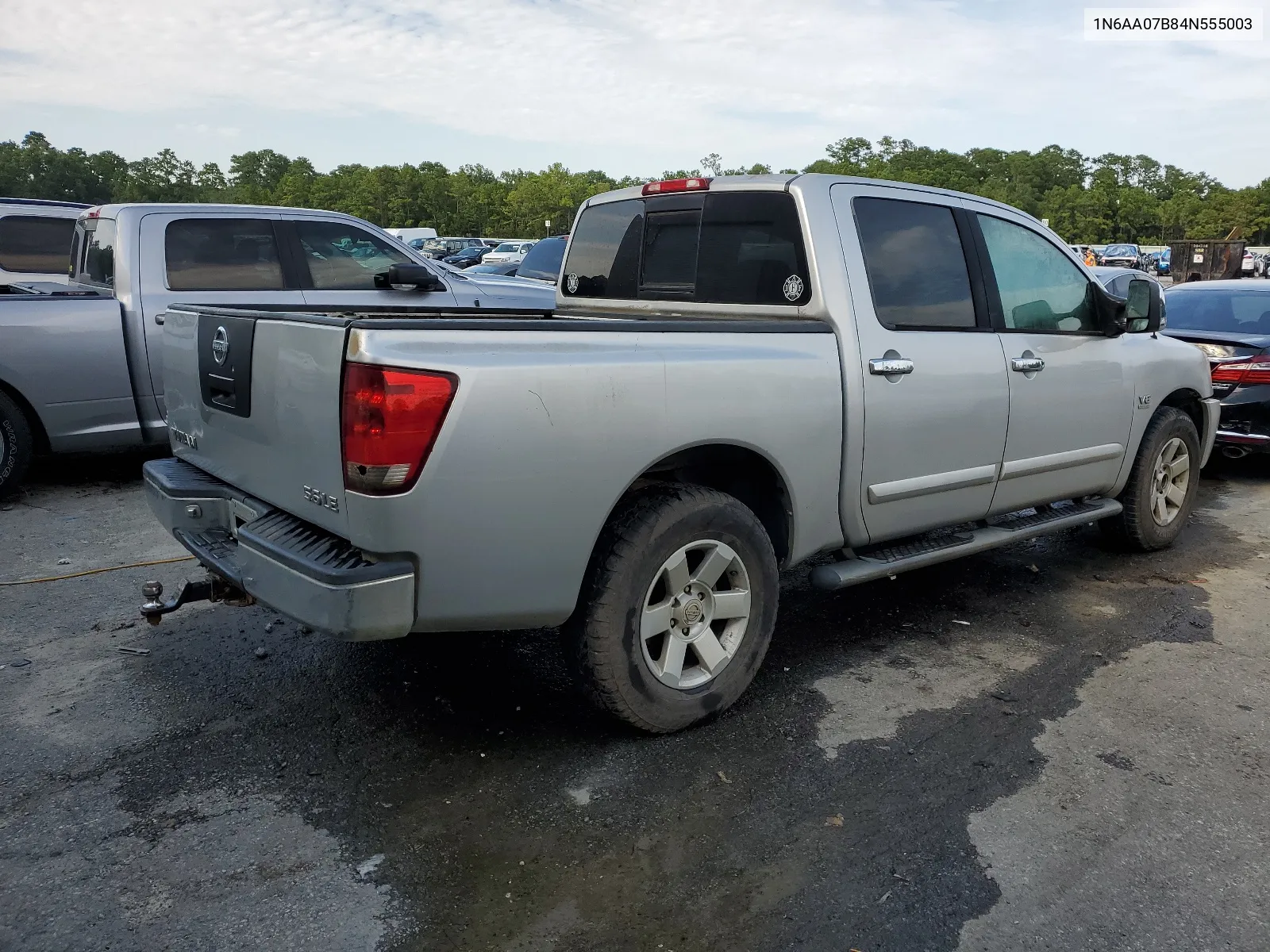 2004 Nissan Titan Xe VIN: 1N6AA07B84N555003 Lot: 67675184