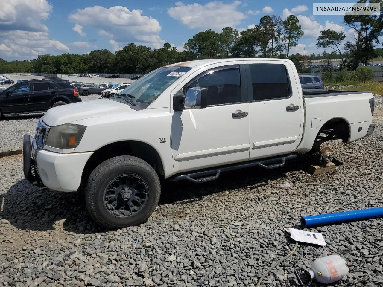 2004 Nissan Titan Xe VIN: 1N6AA07A24N549995 Lot: 69037814