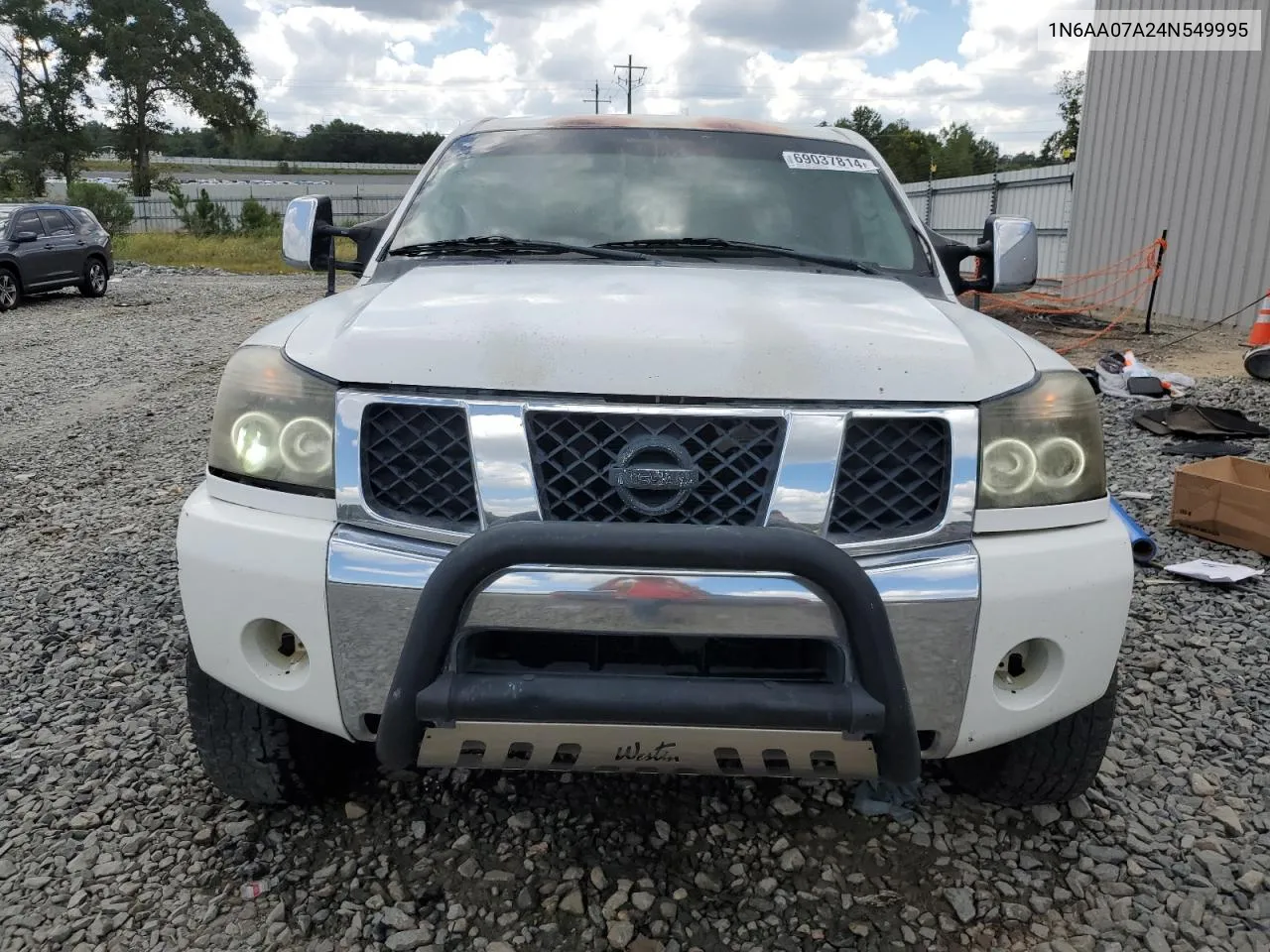 2004 Nissan Titan Xe VIN: 1N6AA07A24N549995 Lot: 69037814