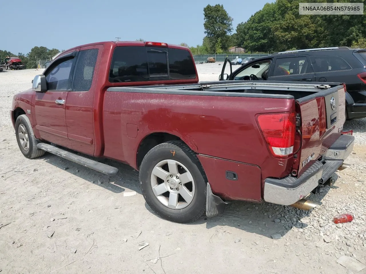 2004 Nissan Titan Xe VIN: 1N6AA06B54N575985 Lot: 70651204