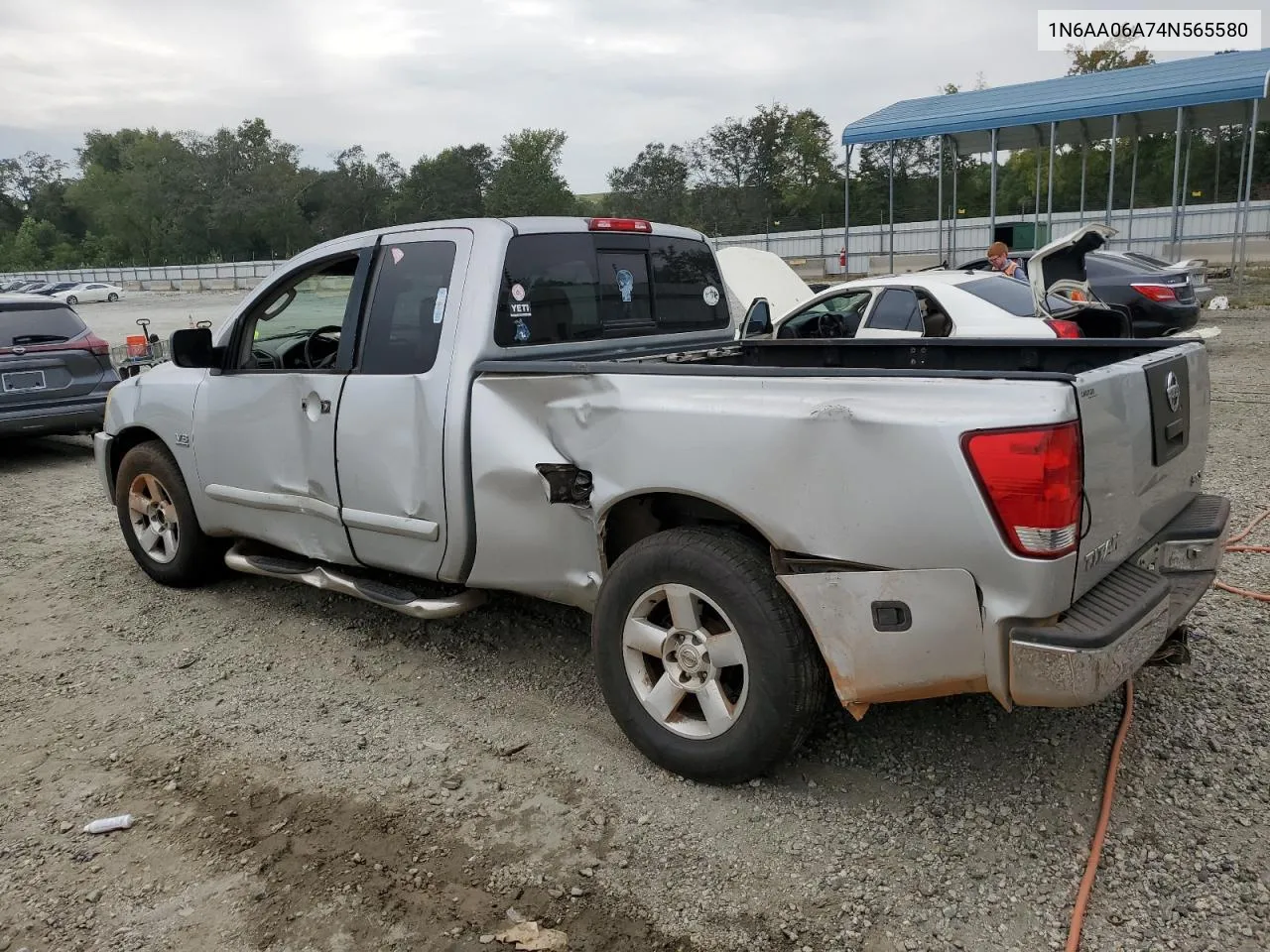 2004 Nissan Titan Xe VIN: 1N6AA06A74N565580 Lot: 71525664