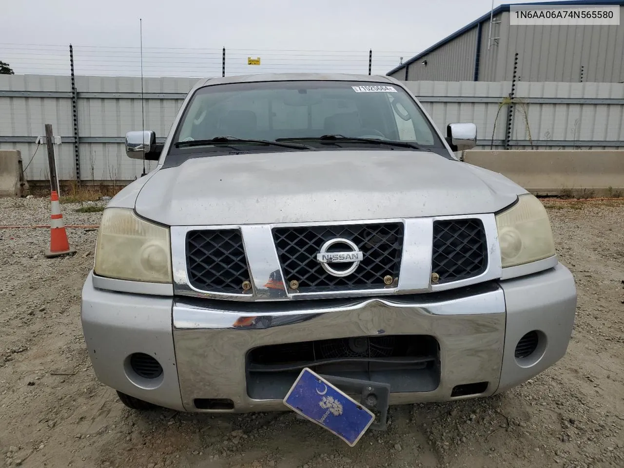 2004 Nissan Titan Xe VIN: 1N6AA06A74N565580 Lot: 71525664