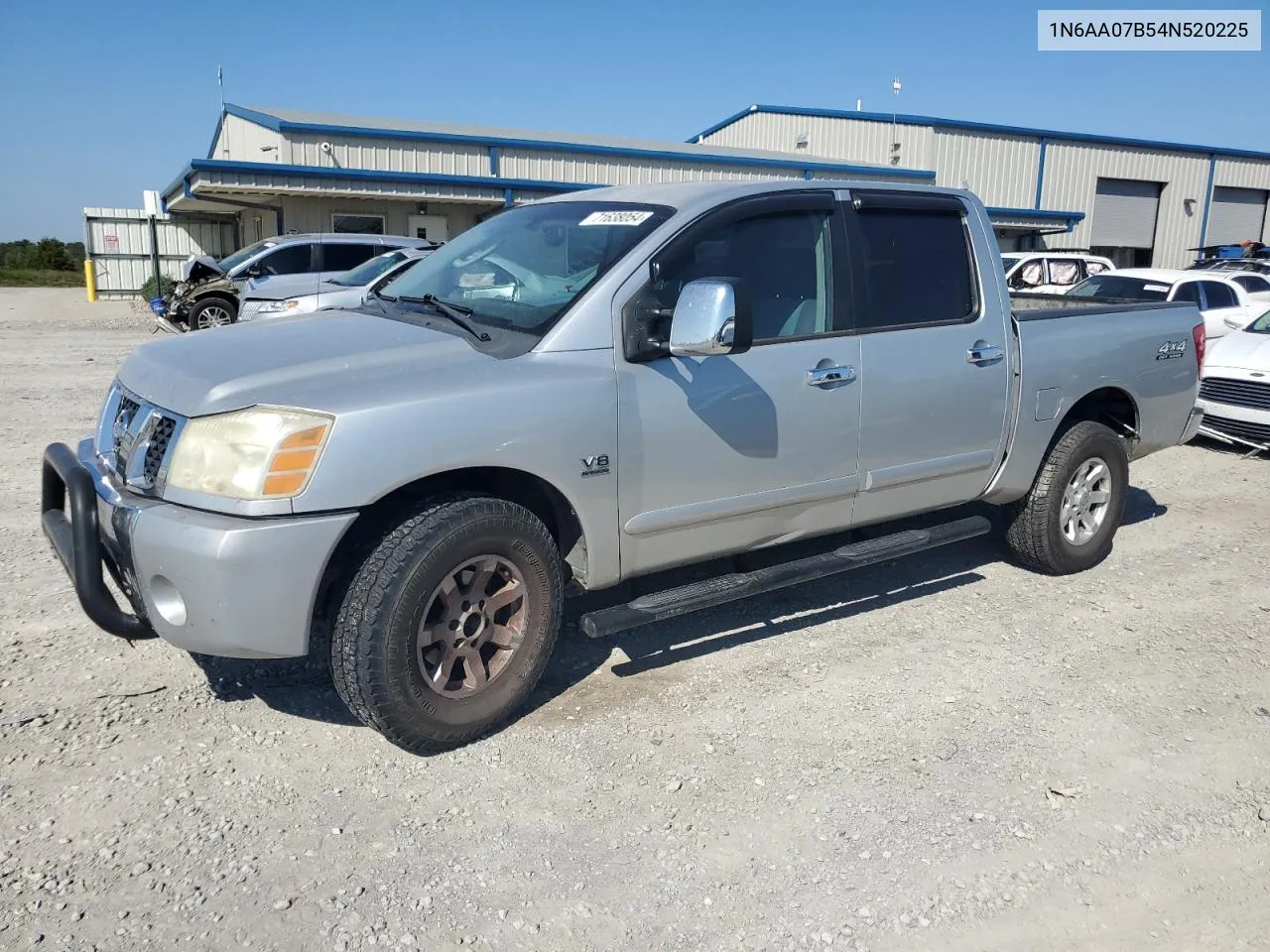 2004 Nissan Titan Xe VIN: 1N6AA07B54N520225 Lot: 71638054