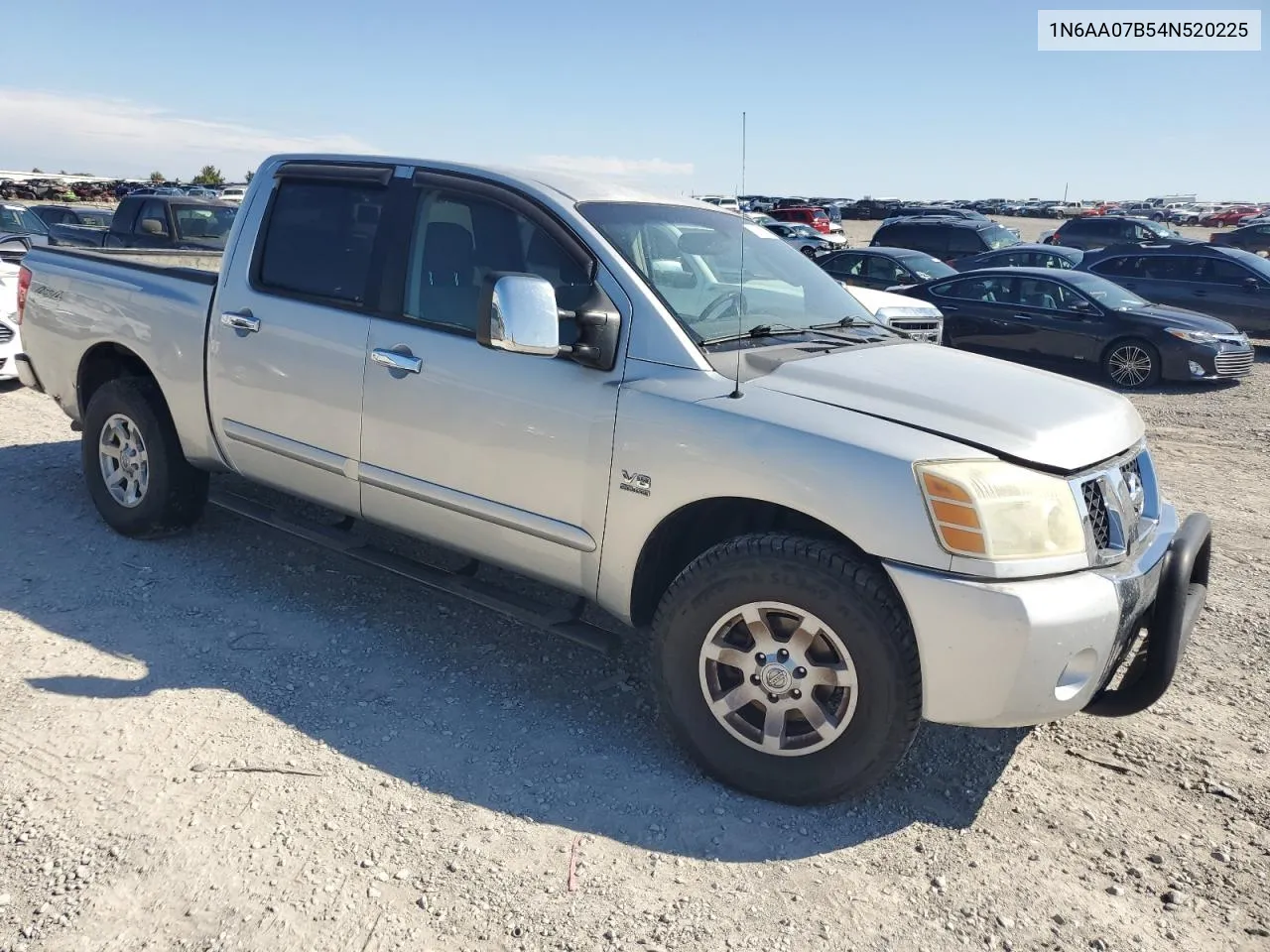 2004 Nissan Titan Xe VIN: 1N6AA07B54N520225 Lot: 71638054