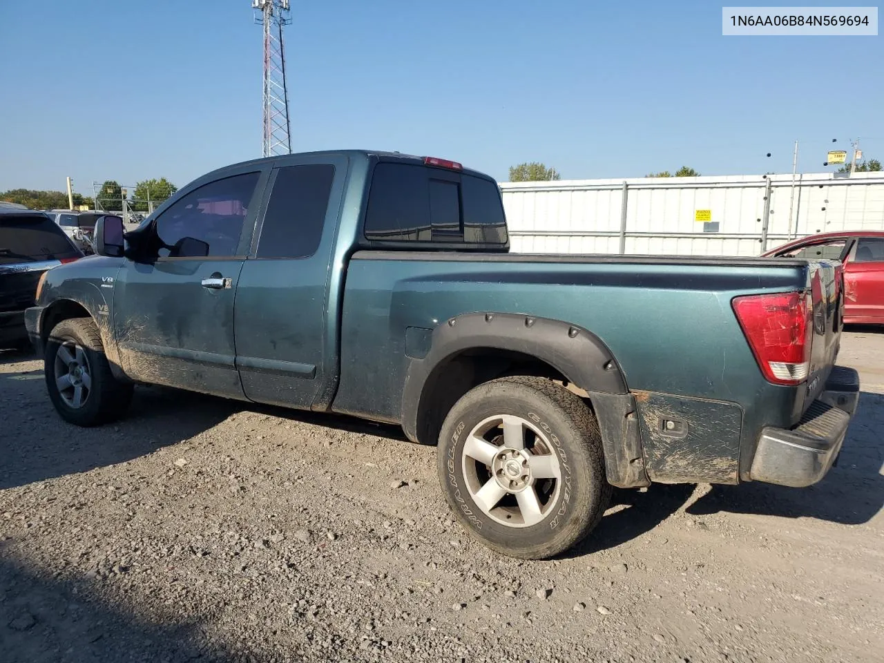 2004 Nissan Titan Xe VIN: 1N6AA06B84N569694 Lot: 71791064