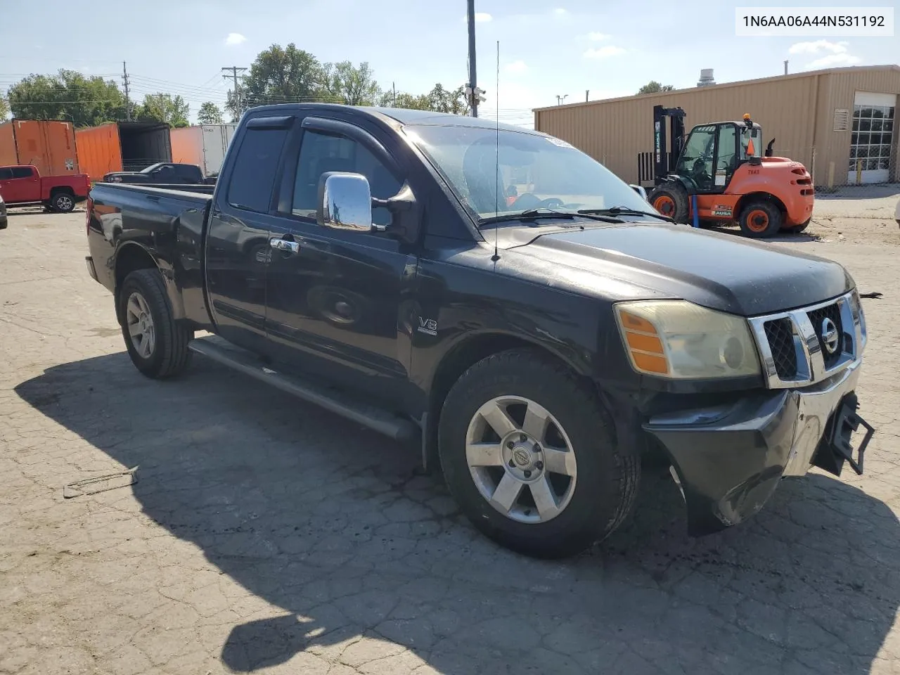 2004 Nissan Titan Xe VIN: 1N6AA06A44N531192 Lot: 72428544