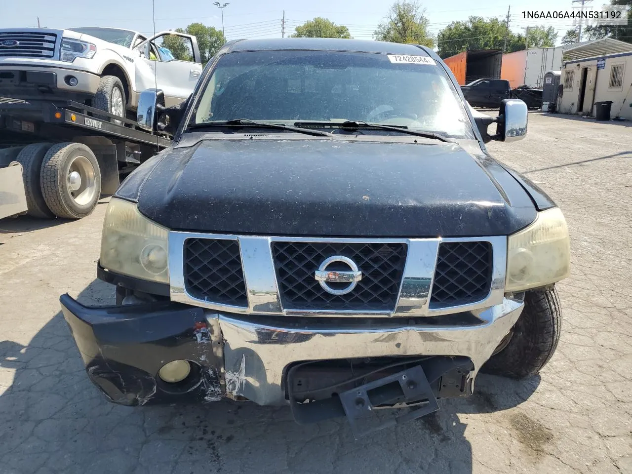 2004 Nissan Titan Xe VIN: 1N6AA06A44N531192 Lot: 72428544