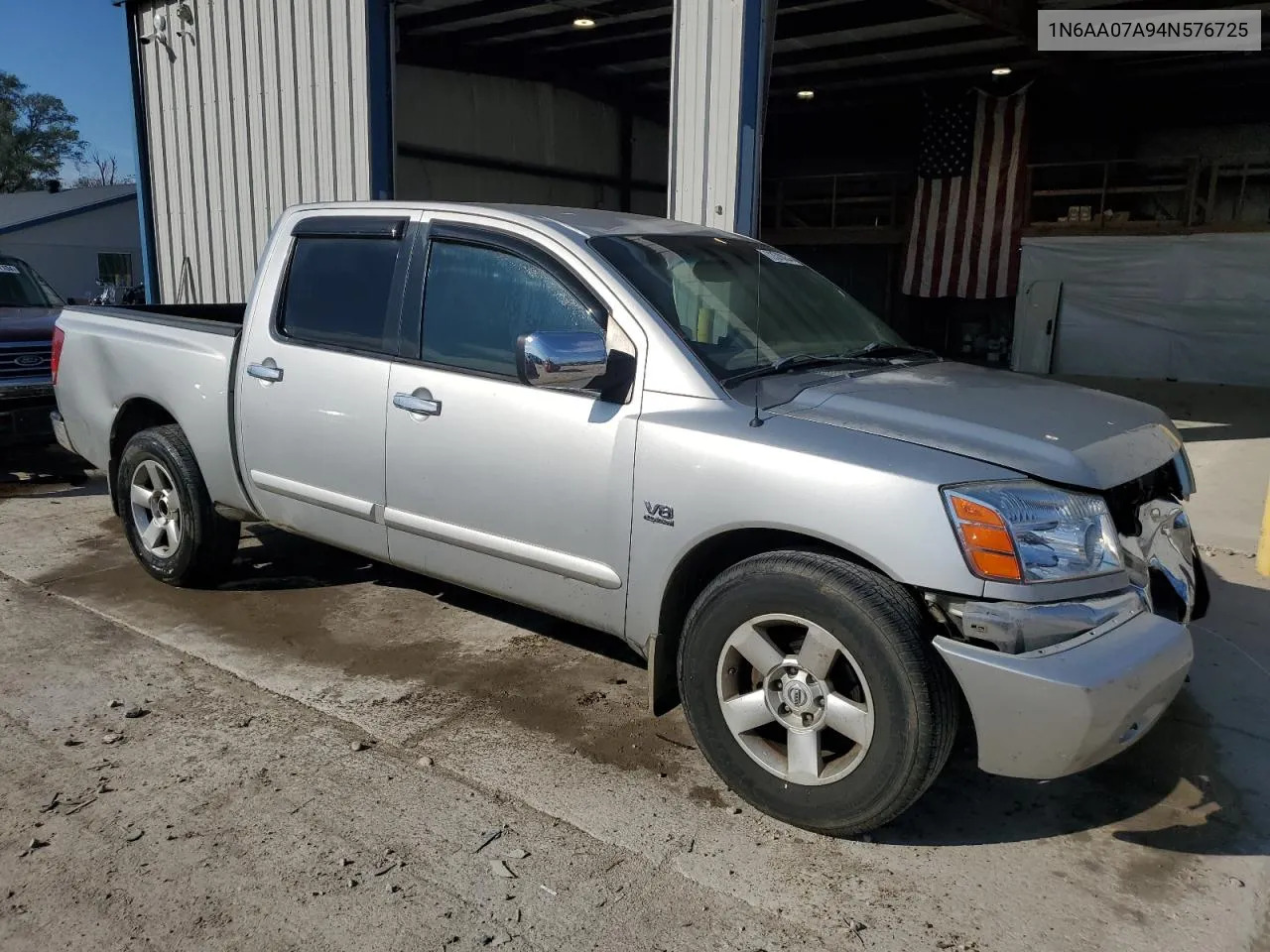 2004 Nissan Titan Xe VIN: 1N6AA07A94N576725 Lot: 72578034