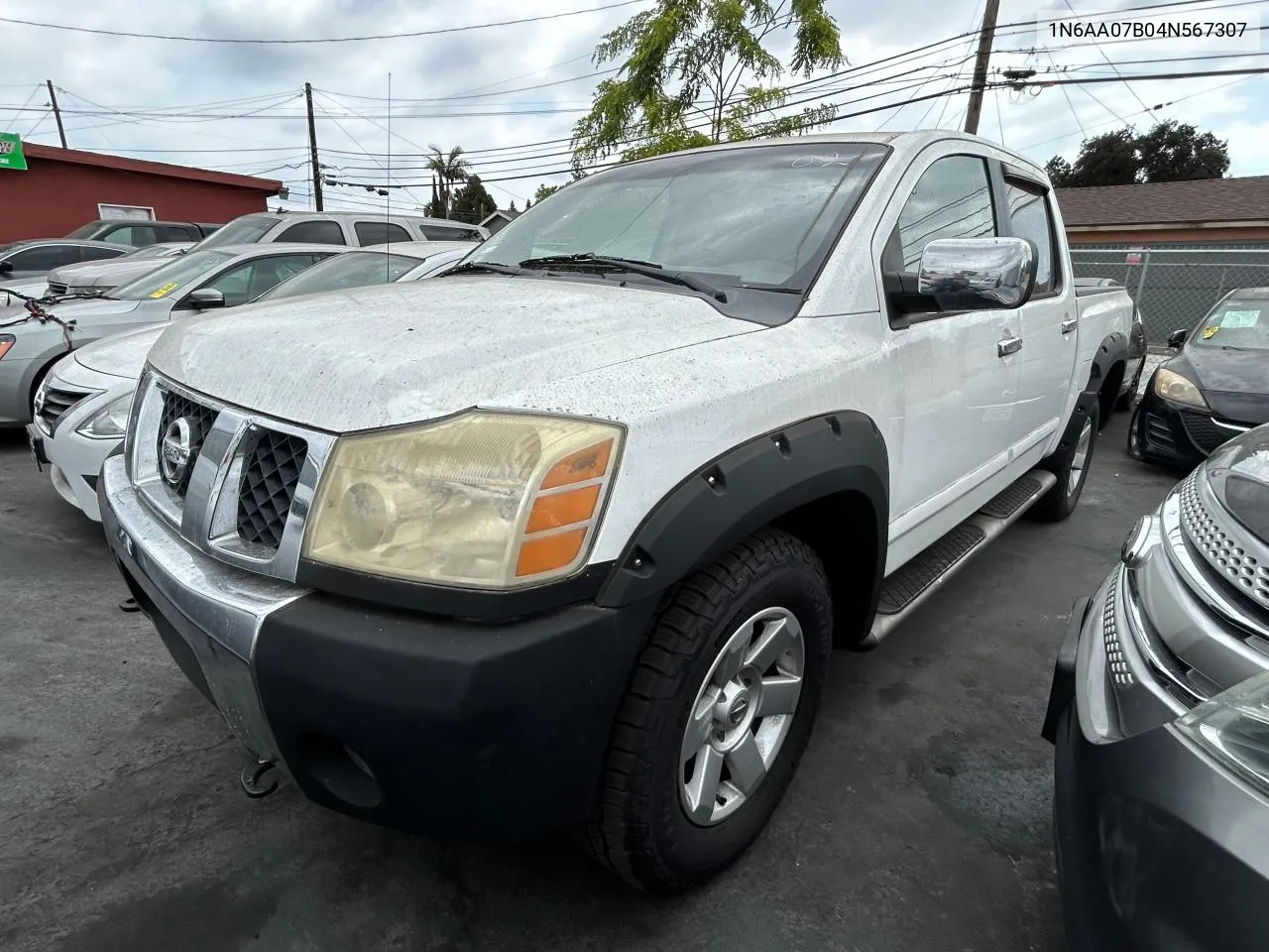 2004 Nissan Titan Xe VIN: 1N6AA07B04N567307 Lot: 72795844