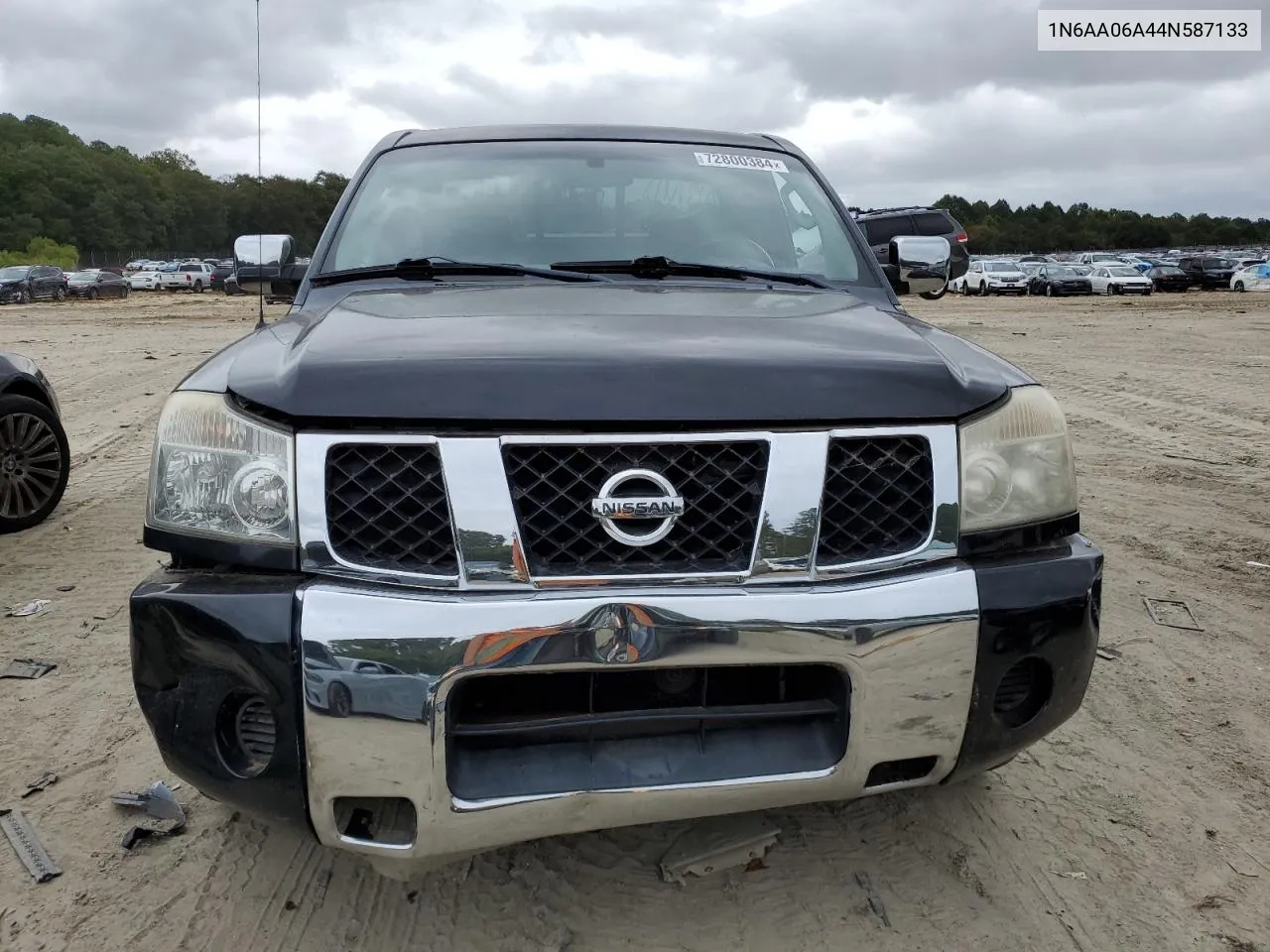 2004 Nissan Titan Xe VIN: 1N6AA06A44N587133 Lot: 72800384