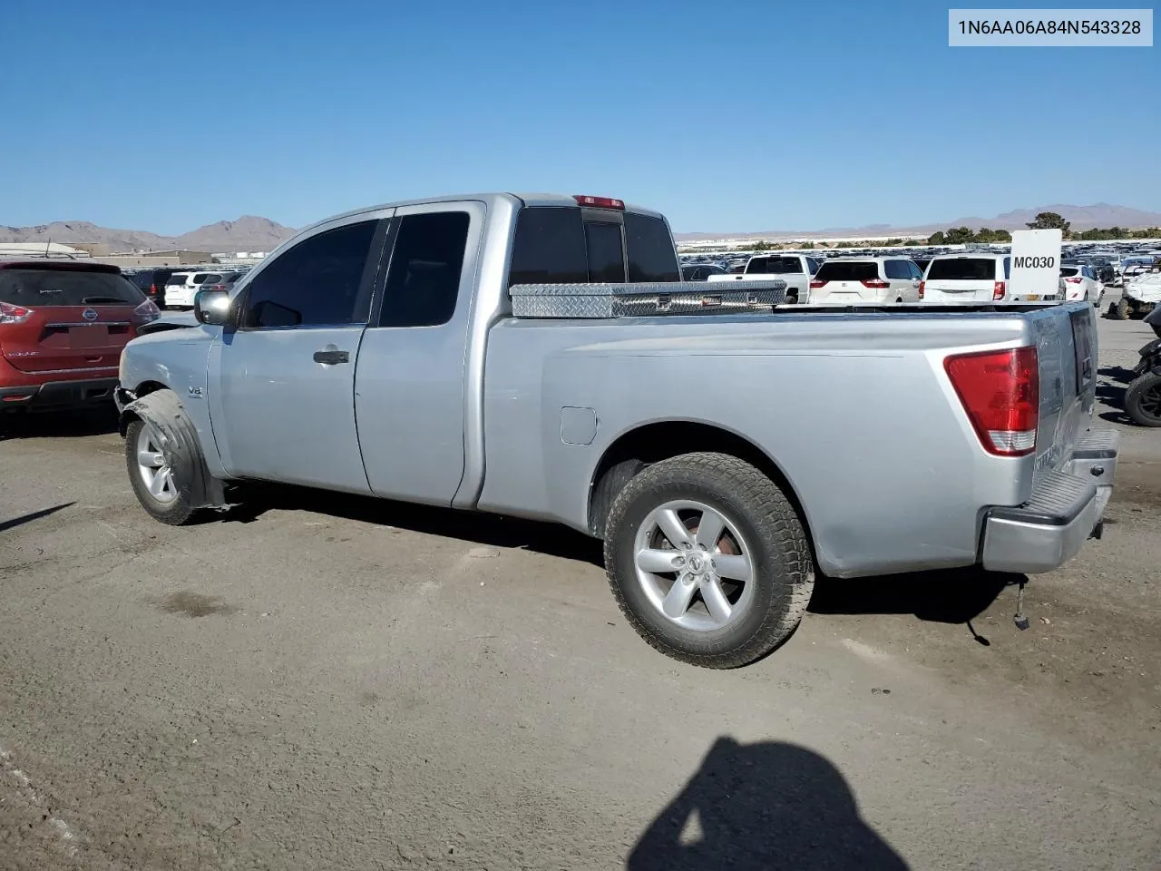 2004 Nissan Titan Xe VIN: 1N6AA06A84N543328 Lot: 73155844