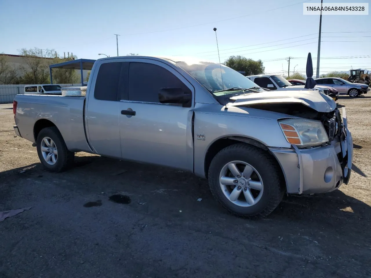 2004 Nissan Titan Xe VIN: 1N6AA06A84N543328 Lot: 73155844