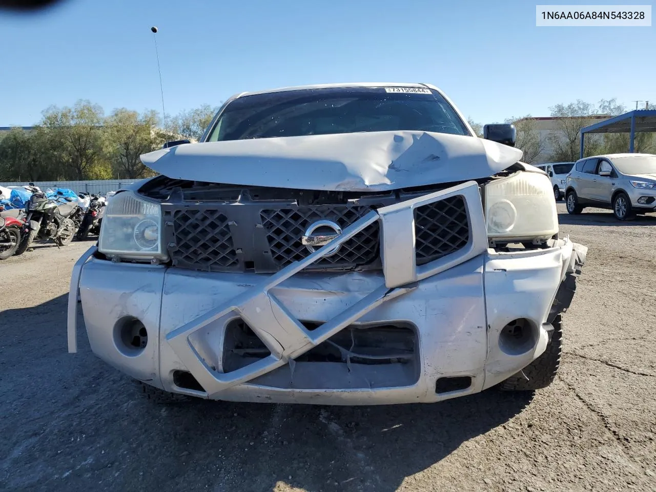 2004 Nissan Titan Xe VIN: 1N6AA06A84N543328 Lot: 73155844