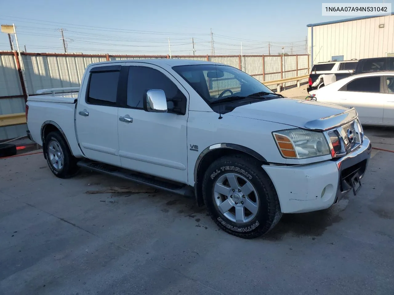 2004 Nissan Titan Xe VIN: 1N6AA07A94N531042 Lot: 73571884