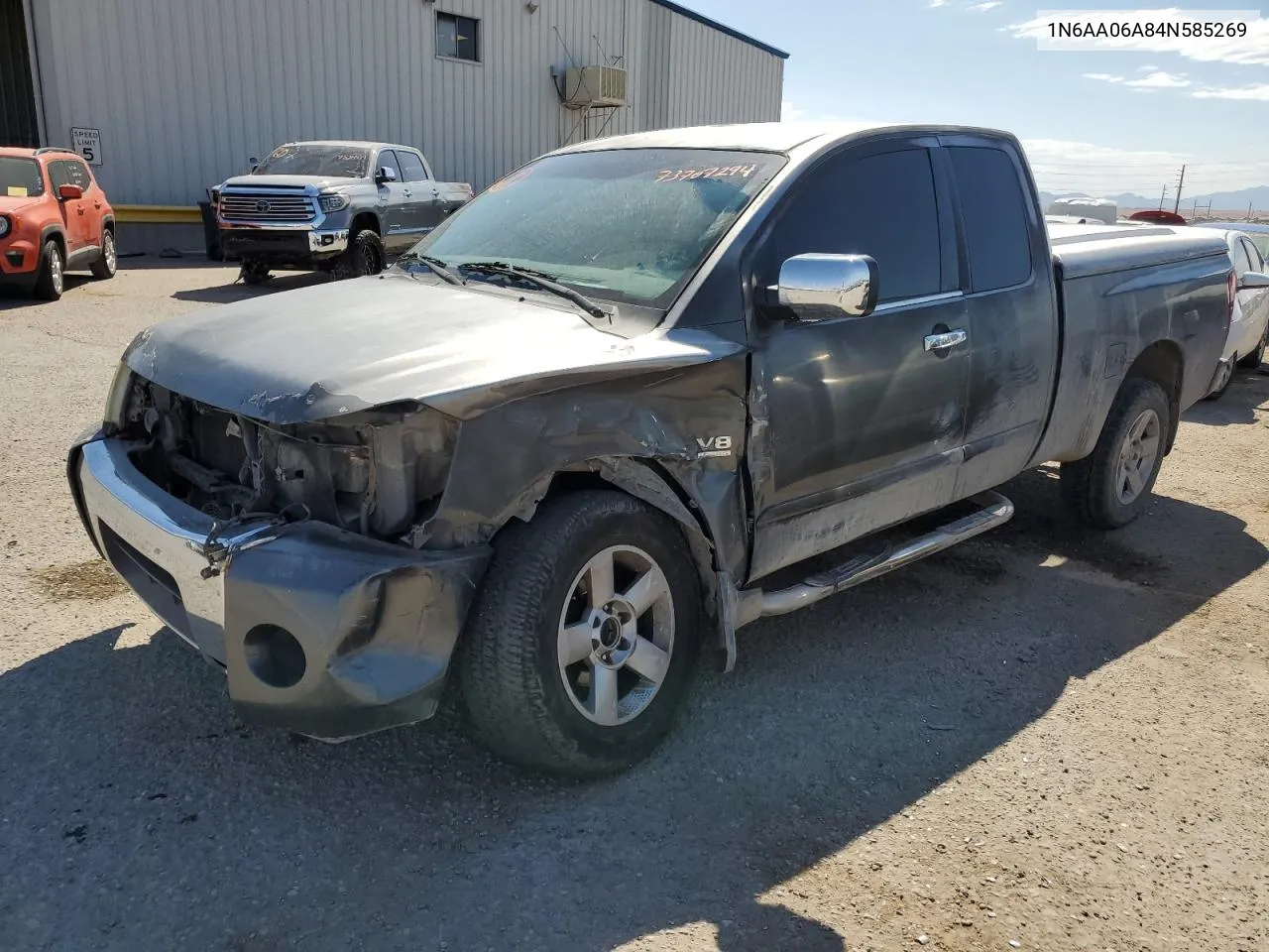 2004 Nissan Titan Xe VIN: 1N6AA06A84N585269 Lot: 73707294