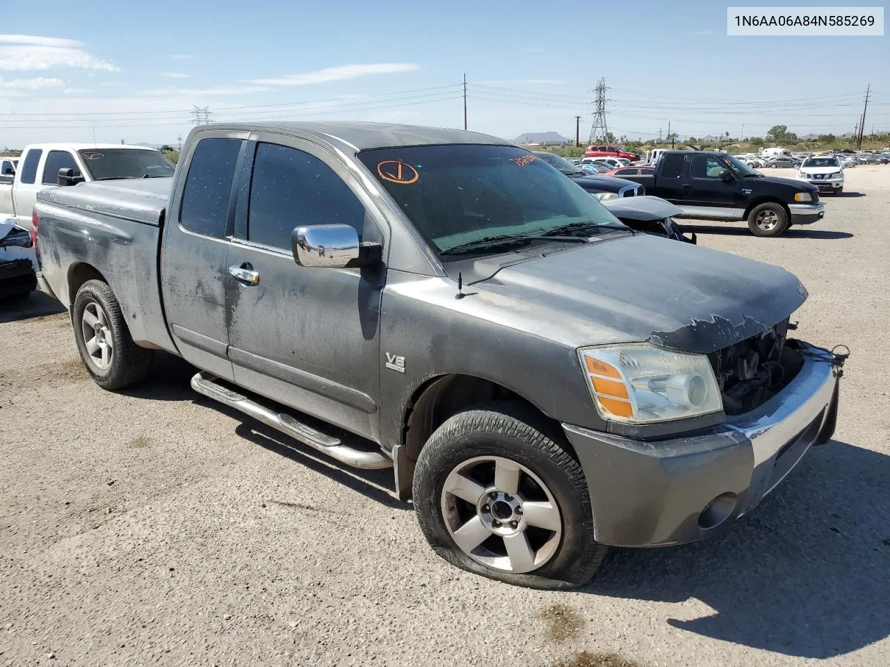 2004 Nissan Titan Xe VIN: 1N6AA06A84N585269 Lot: 73707294