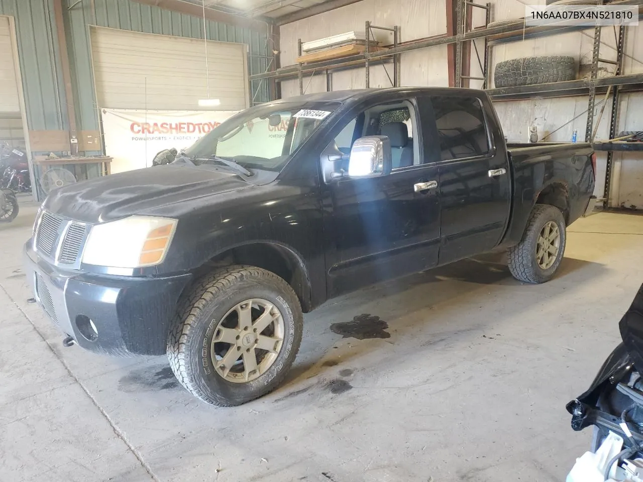 2004 Nissan Titan Xe VIN: 1N6AA07BX4N521810 Lot: 73861344