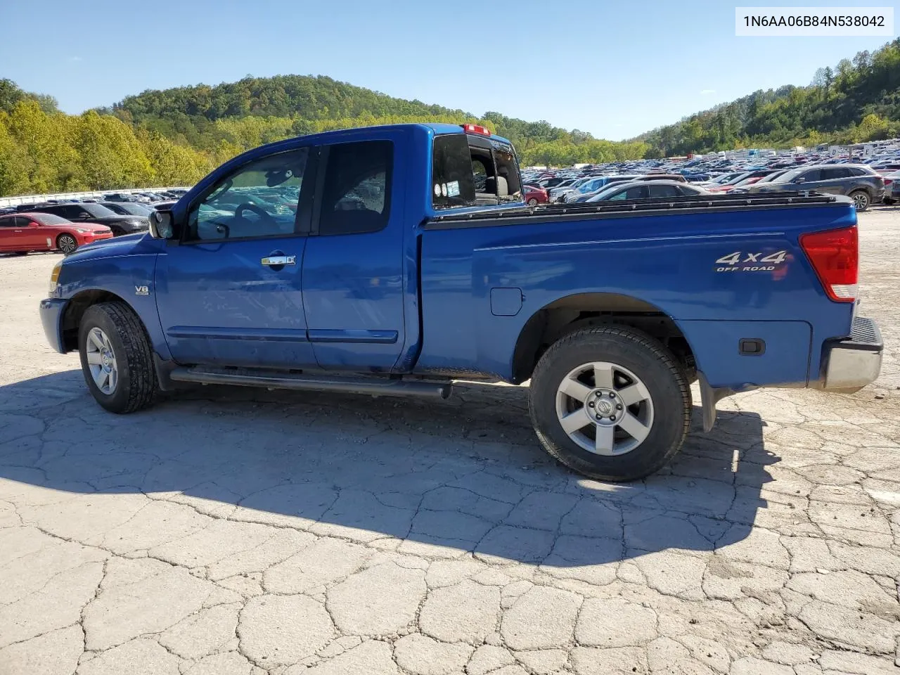 2004 Nissan Titan Xe VIN: 1N6AA06B84N538042 Lot: 74111504