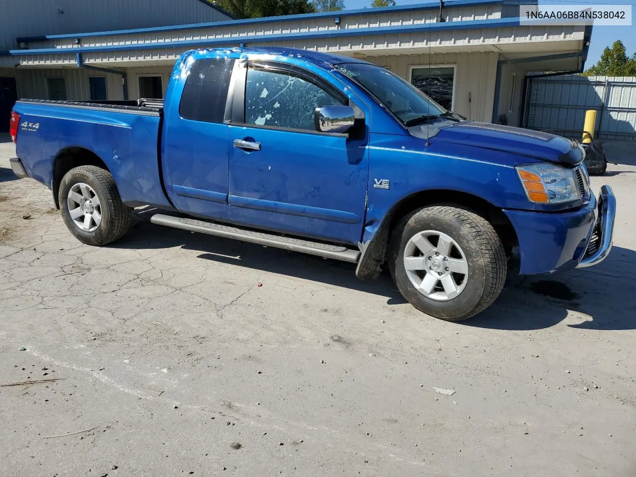 2004 Nissan Titan Xe VIN: 1N6AA06B84N538042 Lot: 74111504