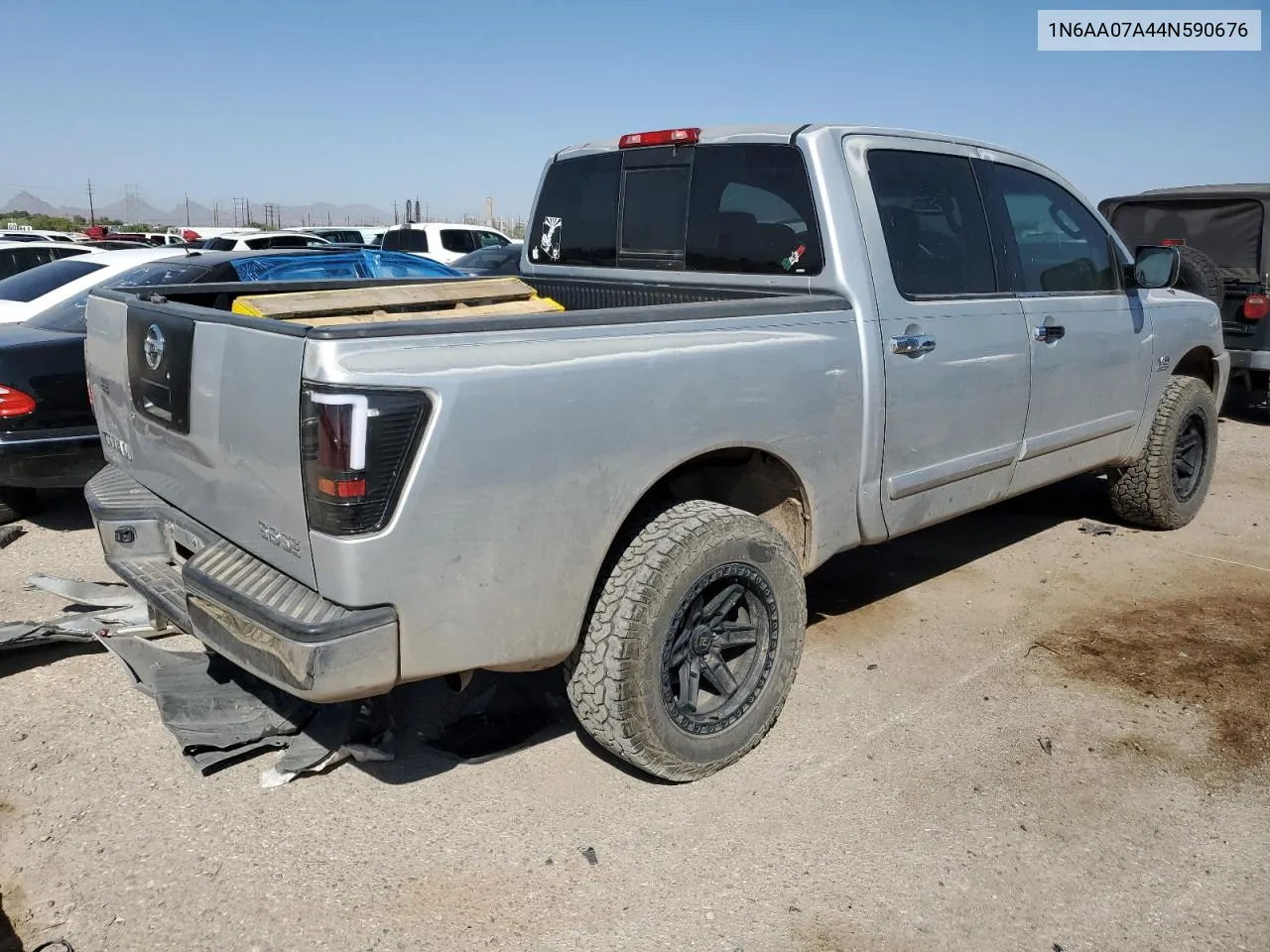 2004 Nissan Titan Xe VIN: 1N6AA07A44N590676 Lot: 74478234