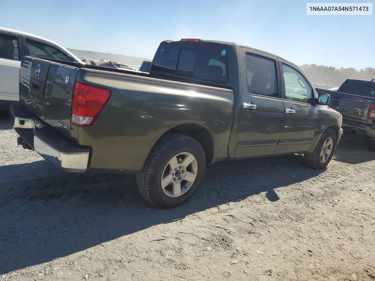 2004 Nissan Titan Xe VIN: 1N6AA07A54N571473 Lot: 74858644