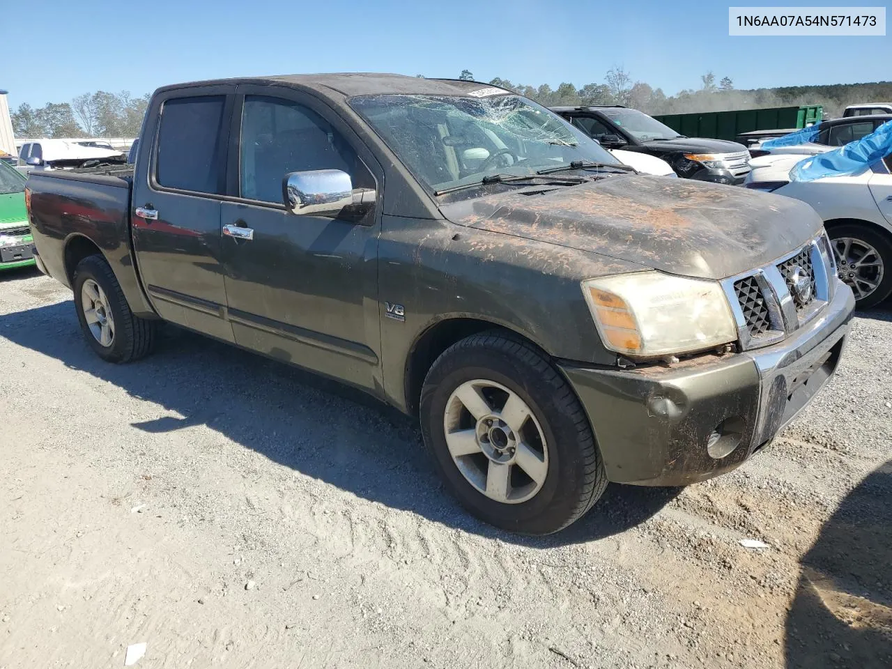 2004 Nissan Titan Xe VIN: 1N6AA07A54N571473 Lot: 74858644