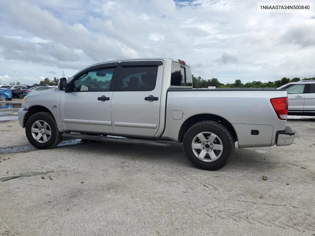 2004 Nissan Titan Xe VIN: 1N6AA07A34N500840 Lot: 75256484