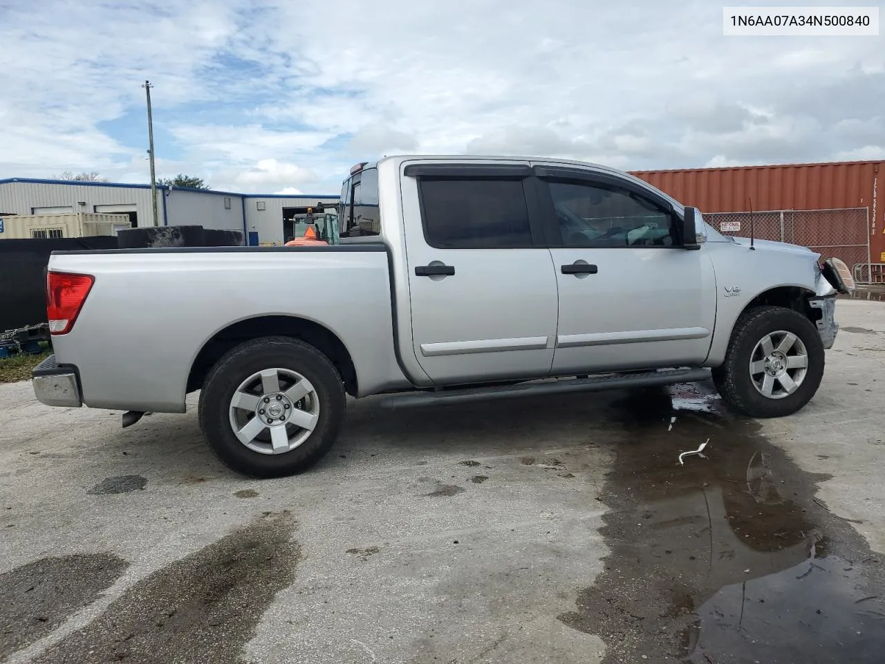 2004 Nissan Titan Xe VIN: 1N6AA07A34N500840 Lot: 75256484