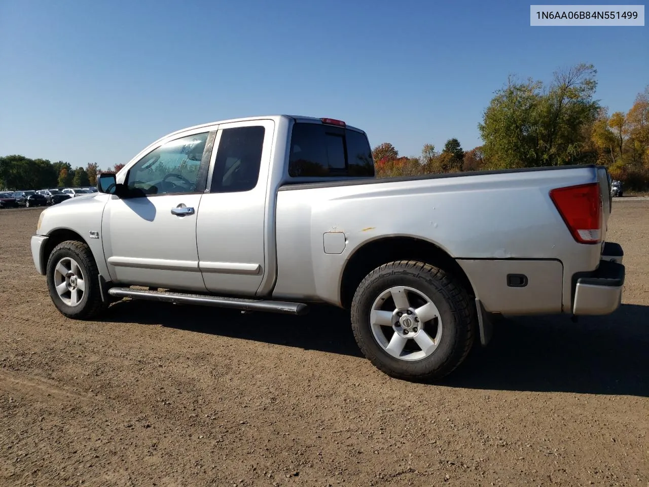 2004 Nissan Titan Xe VIN: 1N6AA06B84N551499 Lot: 76295664