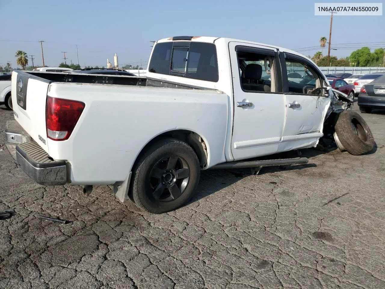 2004 Nissan Titan Xe VIN: 1N6AA07A74N550009 Lot: 76500784