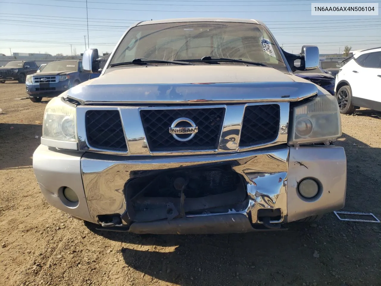 2004 Nissan Titan Xe VIN: 1N6AA06AX4N506104 Lot: 76545534