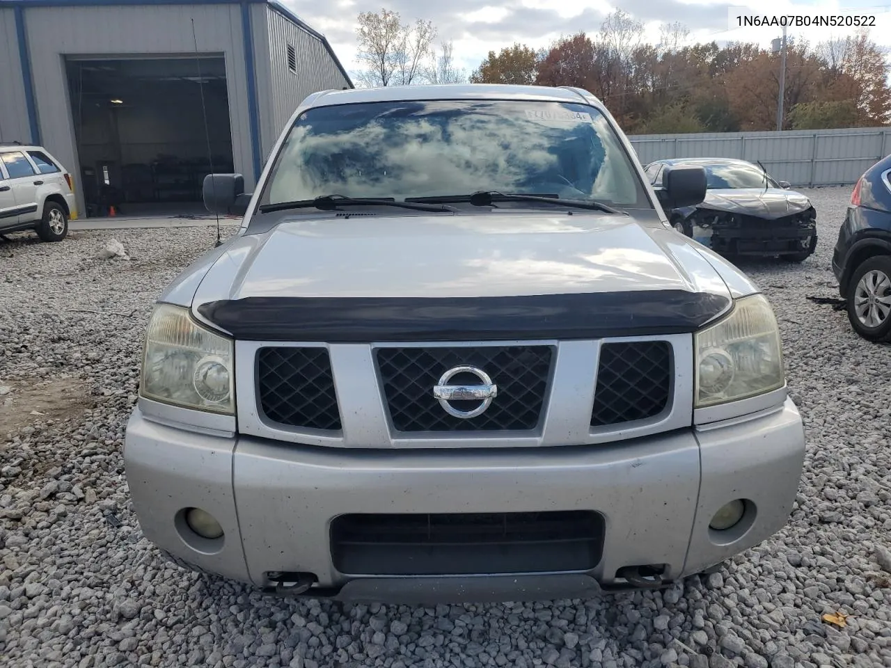 2004 Nissan Titan Xe VIN: 1N6AA07B04N520522 Lot: 77075384