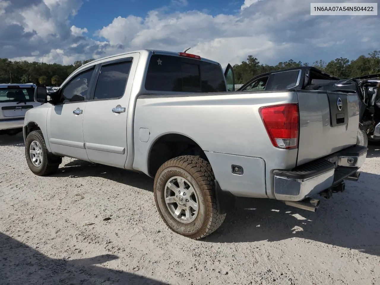 2004 Nissan Titan Xe VIN: 1N6AA07A54N504422 Lot: 77775284