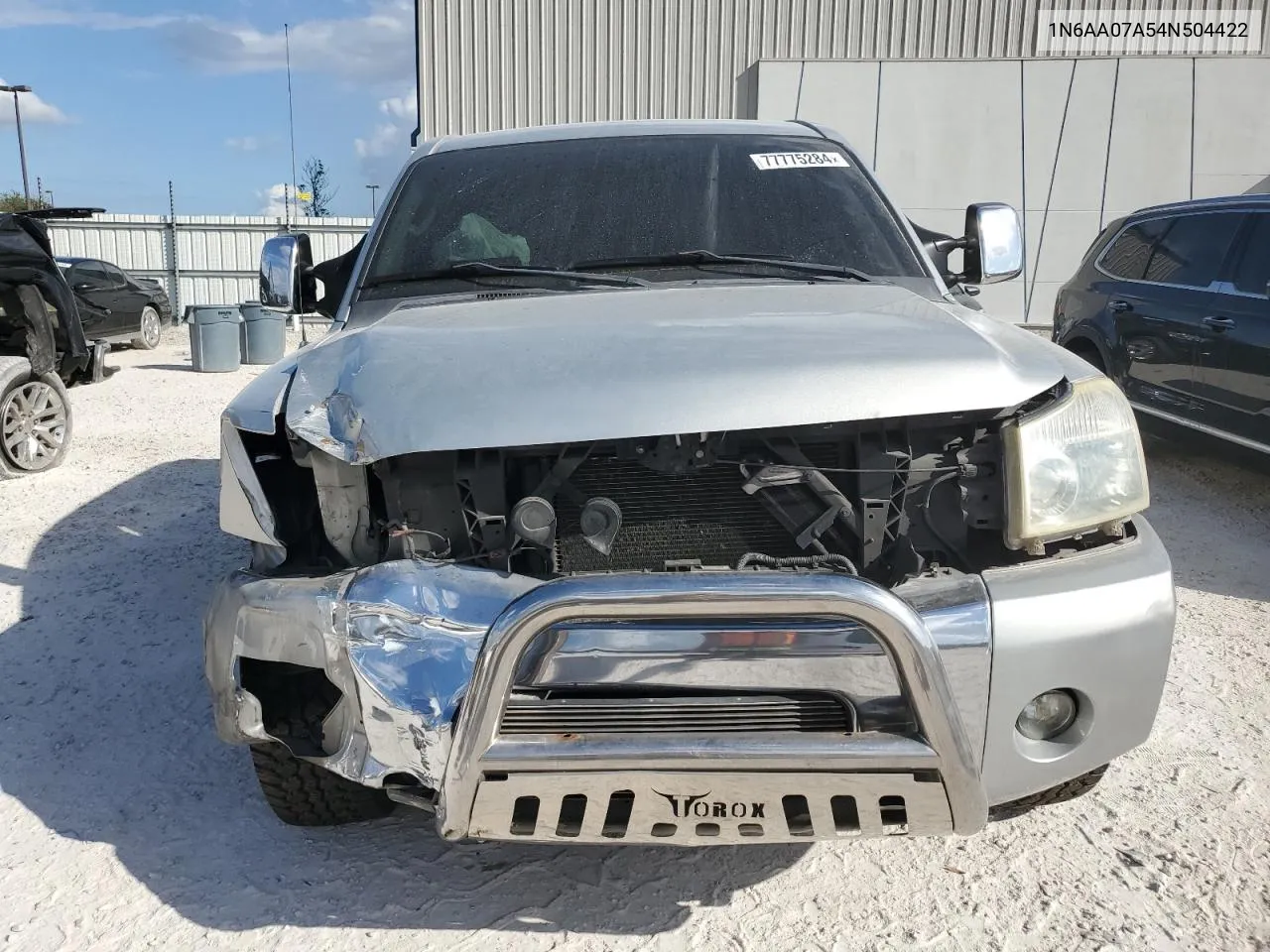 2004 Nissan Titan Xe VIN: 1N6AA07A54N504422 Lot: 77775284