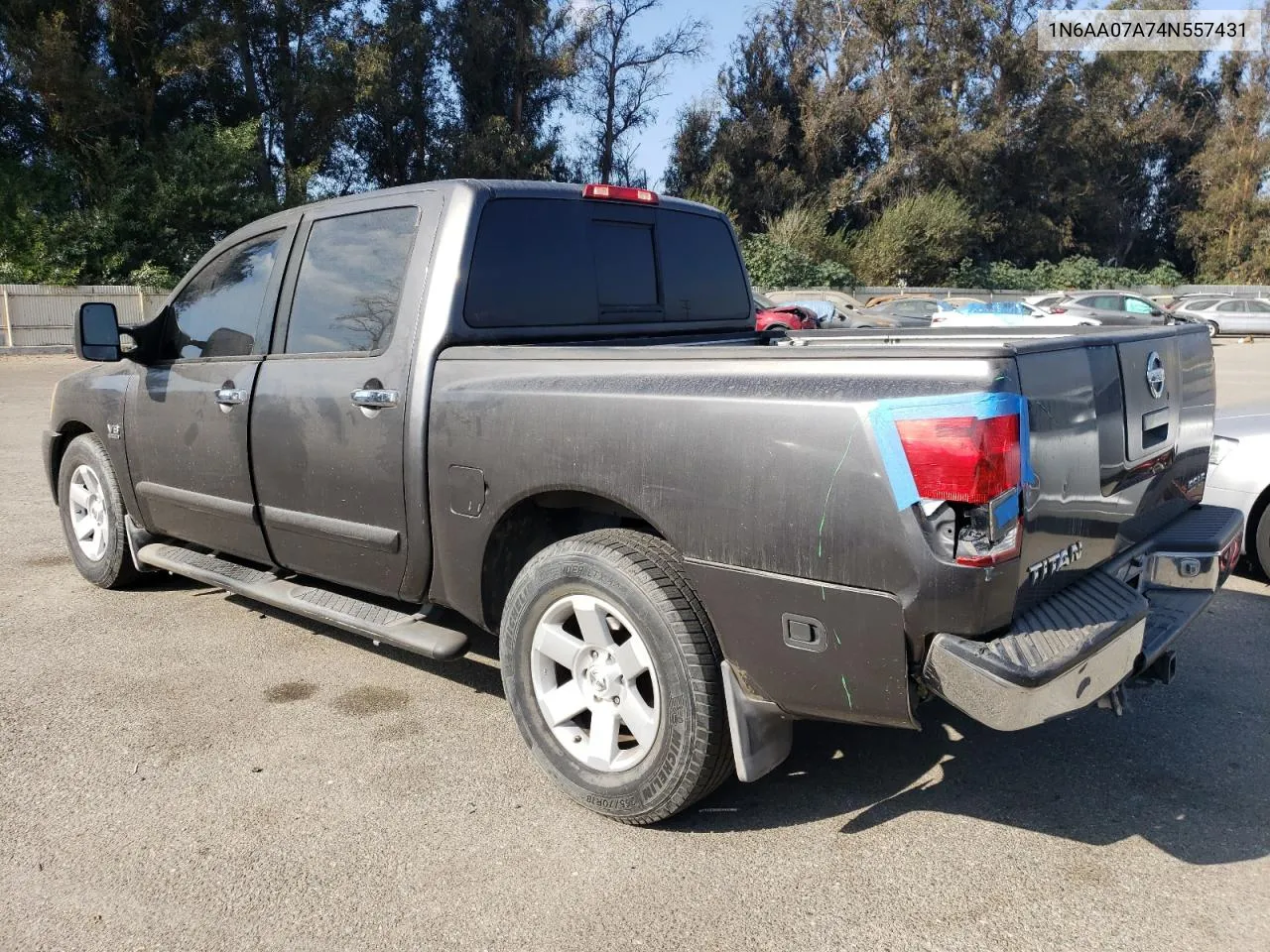 2004 Nissan Titan Xe VIN: 1N6AA07A74N557431 Lot: 77878874