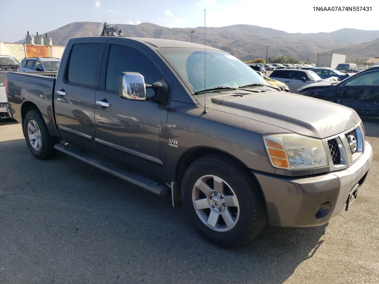 2004 Nissan Titan Xe VIN: 1N6AA07A74N557431 Lot: 77878874