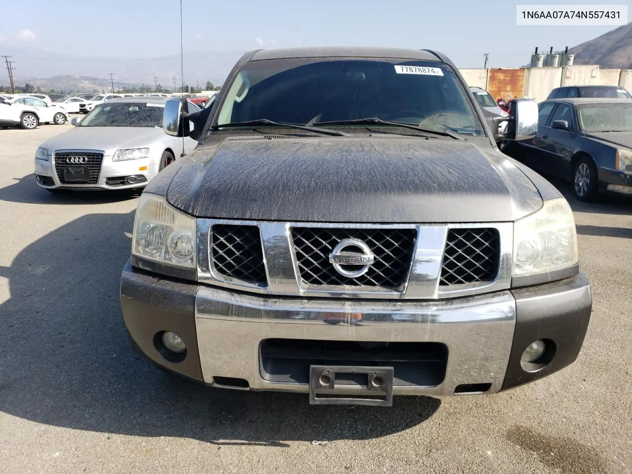 2004 Nissan Titan Xe VIN: 1N6AA07A74N557431 Lot: 77878874