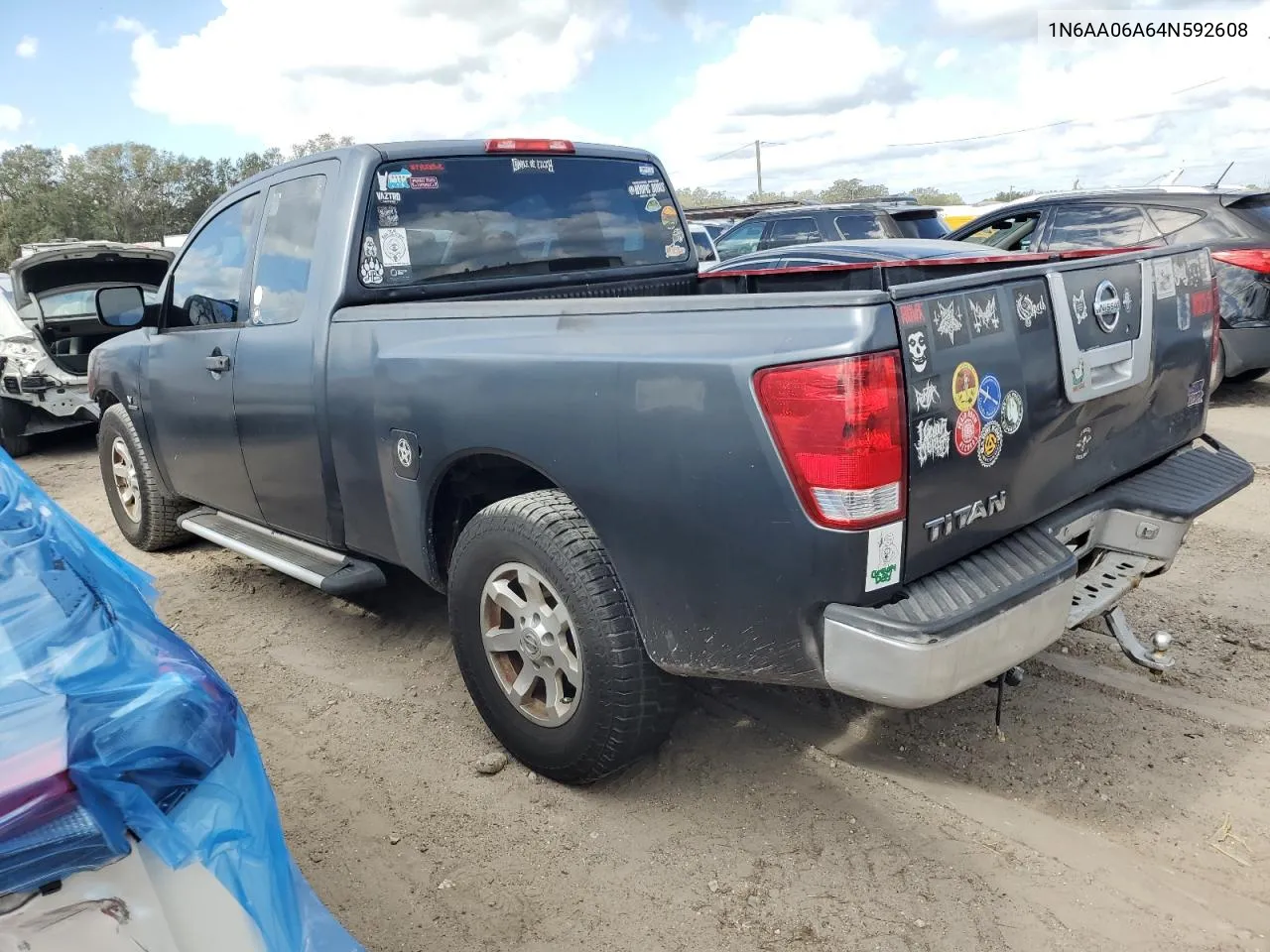 2004 Nissan Titan Xe VIN: 1N6AA06A64N592608 Lot: 80439324