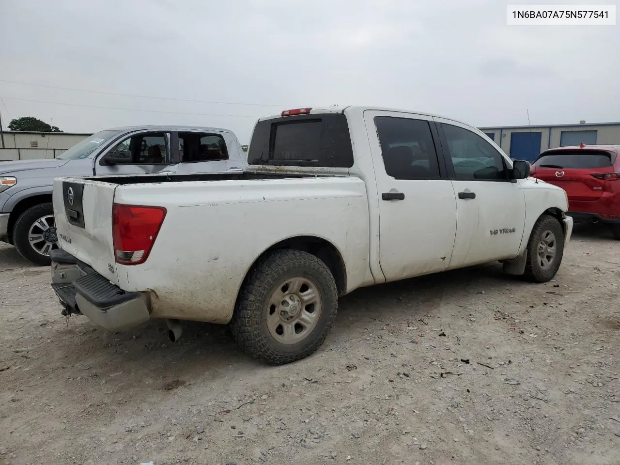 2005 Nissan Titan Xe VIN: 1N6BA07A75N577541 Lot: 57341834