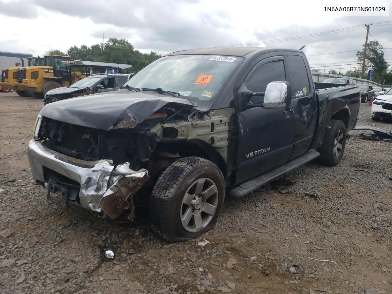 2005 Nissan Titan Xe VIN: 1N6AA06B75N501629 Lot: 65073814