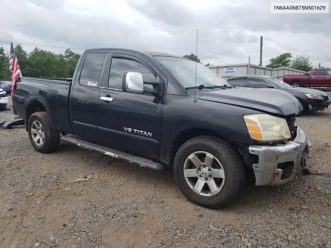 2005 Nissan Titan Xe VIN: 1N6AA06B75N501629 Lot: 65073814