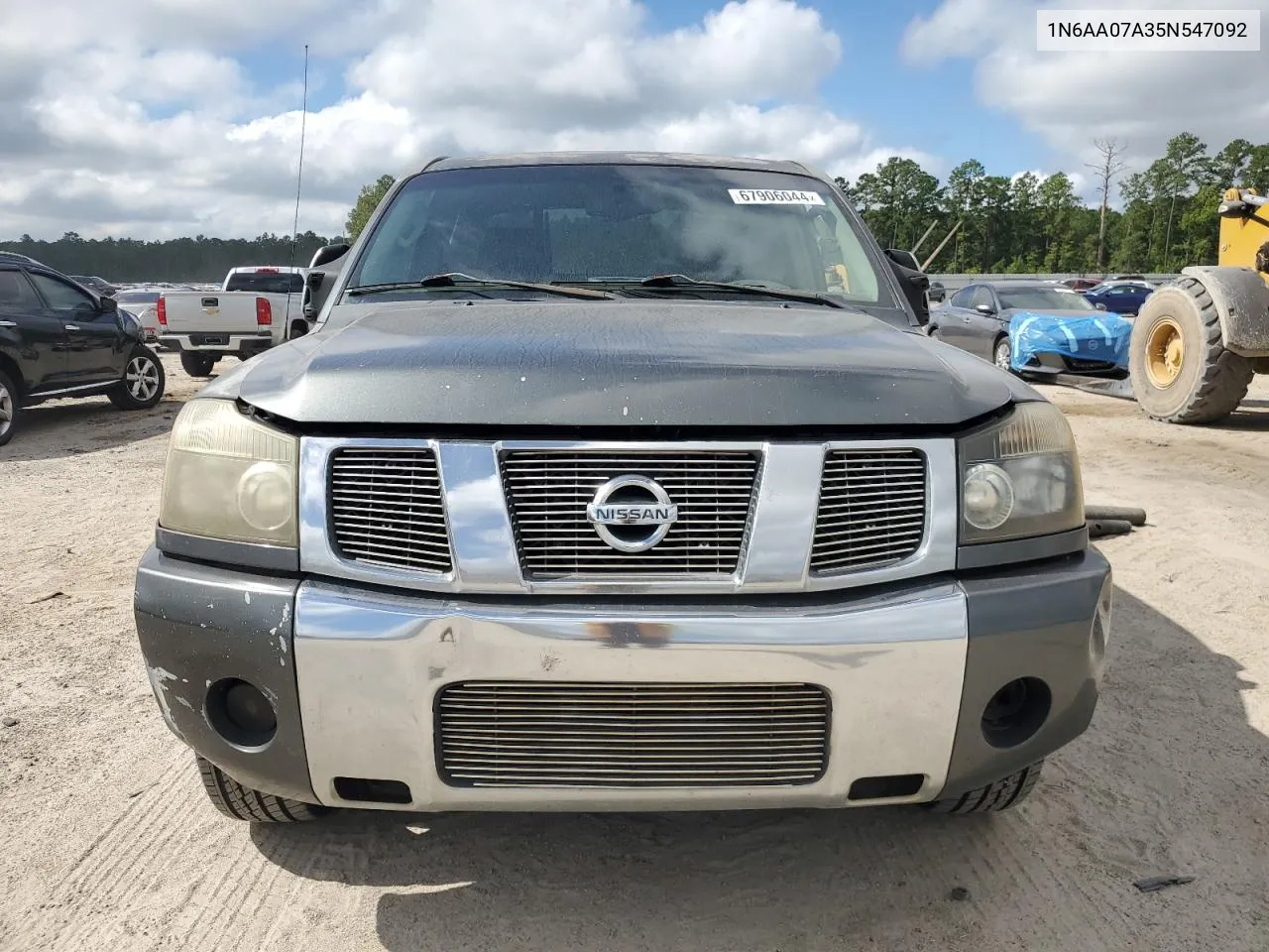 2005 Nissan Titan Xe VIN: 1N6AA07A35N547092 Lot: 67906044