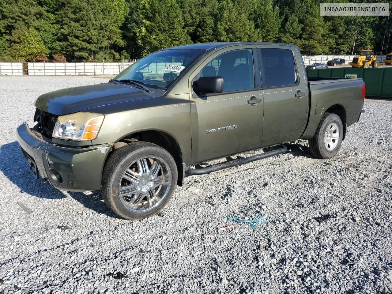 2005 Nissan Titan Xe VIN: 1N6AA07B85N518146 Lot: 68488344