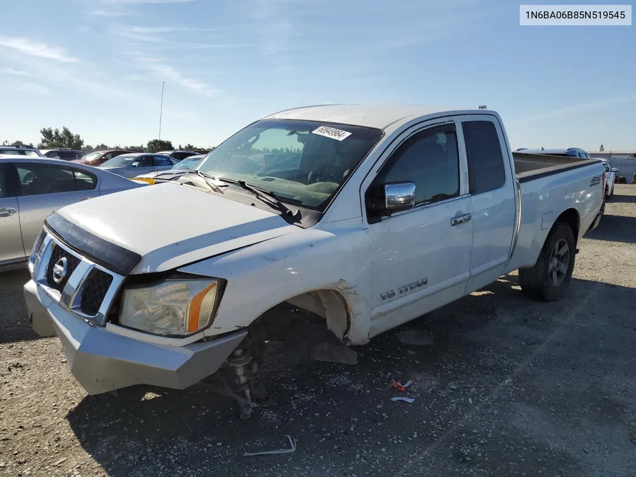 1N6BA06B85N519545 2005 Nissan Titan Xe